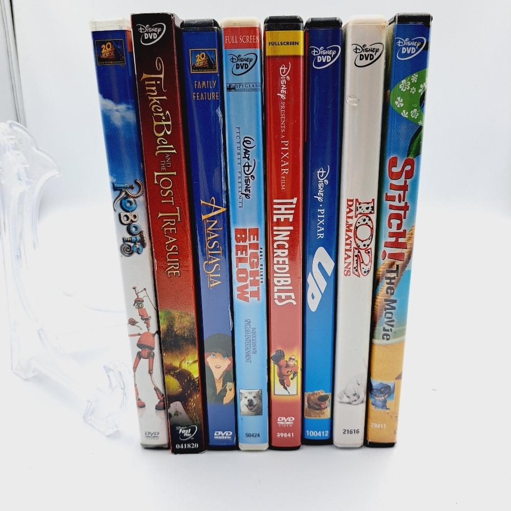 Bundle Of 8 DVD Collection Disney Pixar